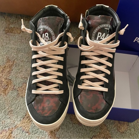 NEW P448 Skate High Top Sneaker sz 42, color: tortoise shell - Picture 7 of 12